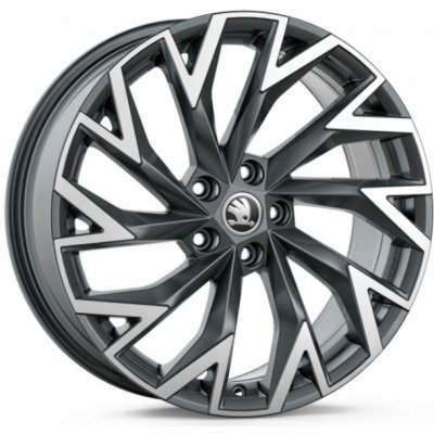 Škoda HELIX 8x19 5x112 ET44 anthracite – Hledejceny.cz