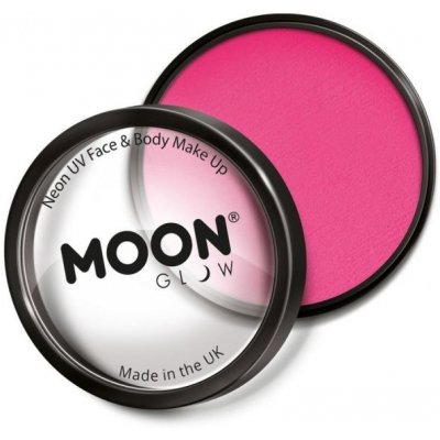 Smiffys.com Líčidlo na obličej a tělo Moon Glow Pro Intense Neon UV růžové 36g 15-BC