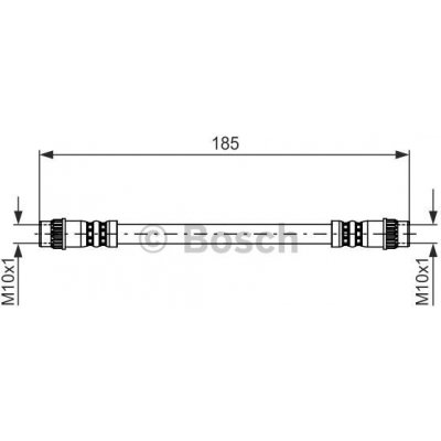 BOSCH Brzdová hadice 1 987 476 711 – Hledejceny.cz
