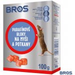 Rodenticid BROS parafínové bloky na myši a potkany 100g – Zboží Mobilmania