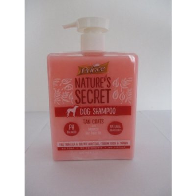 Petnutrition limited natures secret dog shampoo Tan coats 500 ml – Sleviste.cz
