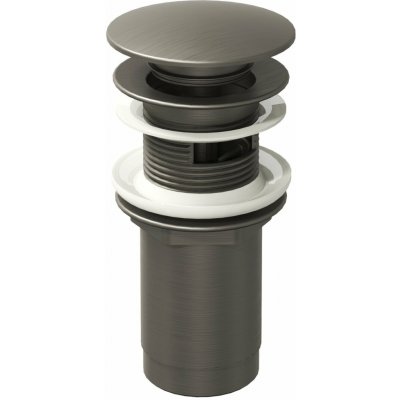 Ravak umyvadlová výpusť Click Clack Graphite Brushed šedá X03048 – Zboží Dáma