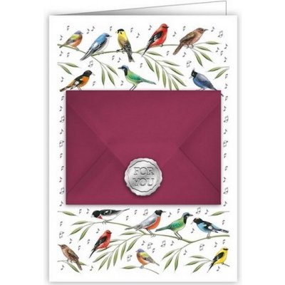 Luxusní přání 9775 QUIRE PUBLISHING - kapsa na peníze 9775 – Zboží Dáma