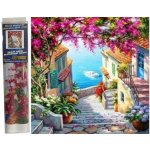 Norimpex diamantové malování Přímořská ulička 30 x 40 cm – Hledejceny.cz