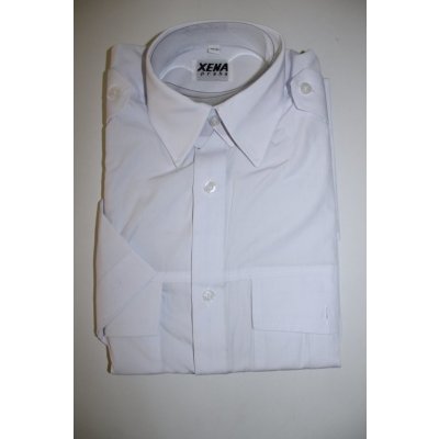 Xena pánská košile Pilotka krátký rukáv bílá – Zboží Mobilmania