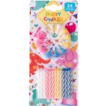 Emocio Dortové svíčky 60mm svícnů spirála mix barev – Hledejceny.cz