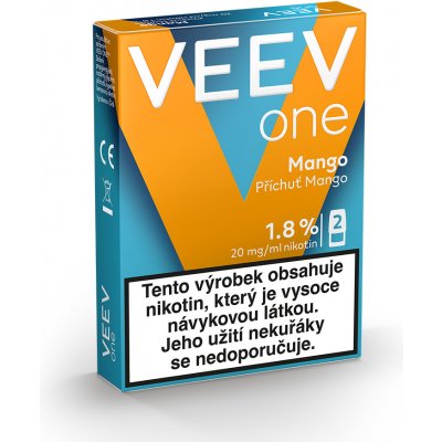 Veev One Náplně Mango krabička – Zboží Mobilmania