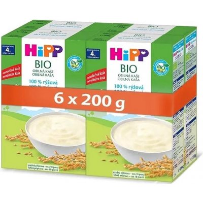 Hipp Bio Obilná 100% rýžová 6 x 200 g