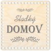 Pedig a proutí Dřevěný svět online Dno/víko čtverec 20x20 cm Sladký domov