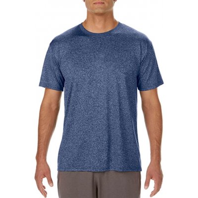 Unisex funkční tričko Performance Coresportovní tmavě námořnická modrá žíhaná – Zboží Mobilmania