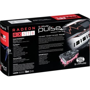 Sapphire Radeon RX 570 PULSE 8GB DDR5 11266-36-20G