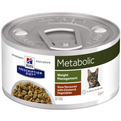 Hill's Prescription Diet Stew Metabolic Feline with Chicken & Vegetables 82 g