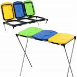 GK Stojan a stojan na pytle na tříděný plast 120 l vícebarevný – Zboží Dáma