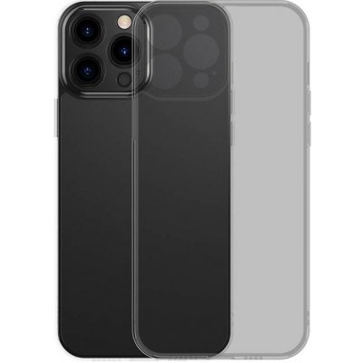 Pouzdro Baseus s matným sklem iPhone 13 černé + tvrzené sklo