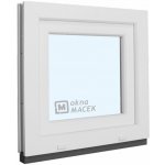 KNIPPING Plastové okno - 70 AD, 600x600 mm, OS, bílá Otevírání: levé, Sklo: čiré – Hledejceny.cz