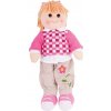 Panenka Bigjigs Toys látková Melanie 38 cm