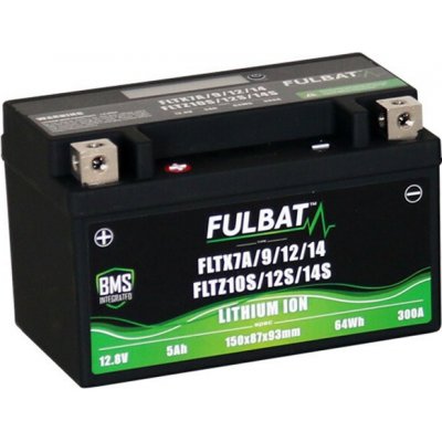 FULBAT LiFePO4 FLTX7A/9/12/14 FLTZ10S/12S/14S 12V 5Ah 300A L+ – Zboží Živě