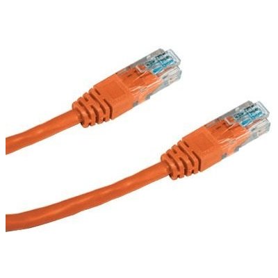 Datacom 1496 patch UTP CAT5E, 0,25m, oranžový – Zboží Mobilmania