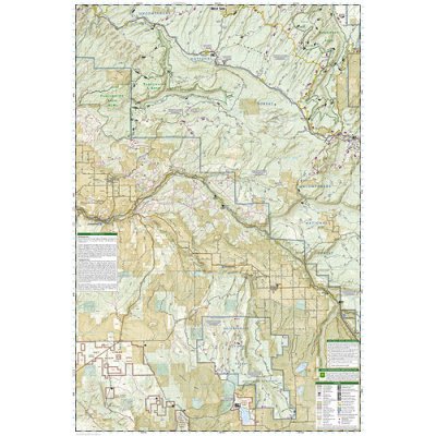 Uncompahgre Plateau Jih Colorado turistická mapa GPS komp. NGS – Sleviste.cz