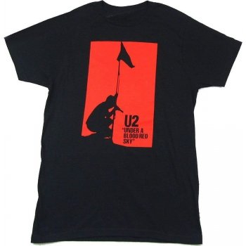 U2 tričko Blood Red Sky Černá