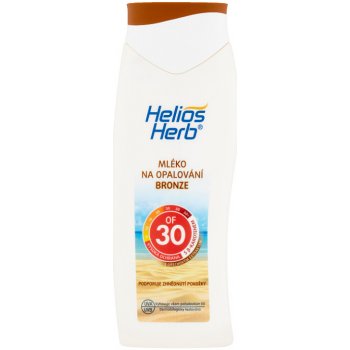 Helios Herb mléko na opalování Bronze SPF30 200 ml