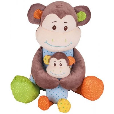 Bigjigs Toys textilní postavička Opička