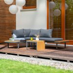 Patio Souprava zahradního nábytku Marion Antracit 47538 – Hledejceny.cz