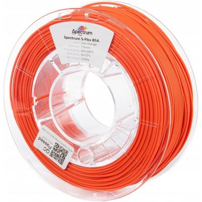 Spectrum S-Flex 85A, 1,75mm, 250g, 80569, lion orange – Zboží Živě
