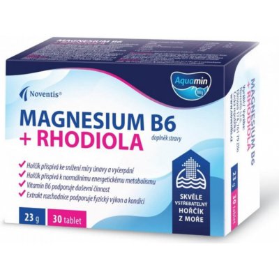 Noventis Magnesium B6 Rhodiola 30 tablet – Hledejceny.cz