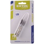 Extol Craft Pinzeta s LED světlem, délka 95 mm, nerez – Zboží Dáma