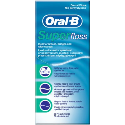 Oral-B Super floss 50 ks – Sleviste.cz