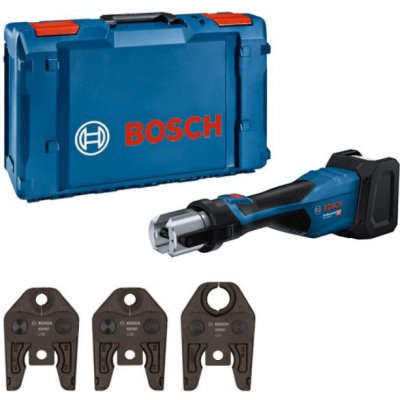 BOSCH GPT 18V-32 + celisti U - Akumulátorové lisovací klešte bez akumulátoru a nabíjecky - 06019M2103 – Hledejceny.cz