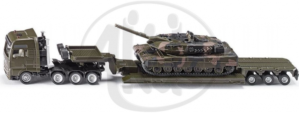 Siku Super Těžký transportér přepravující tank 1:87