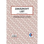 Baloušek Tisk PT180 Zakázkový list A5 – Zboží Dáma