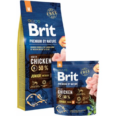 Brit Premium by Nature Junior M váha: 1kg