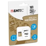 Emtec microSDHC 16 GB Class 10 Gold+ ECMSDM16GHC10GP – Hledejceny.cz