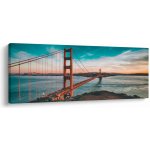 Obraz- Golden Gate, San Francisco, jednodílný 100x40 cm – Hledejceny.cz