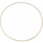 Kovový kruh na lapač snů Ø 30 cm Zlatý – Zboží Dáma