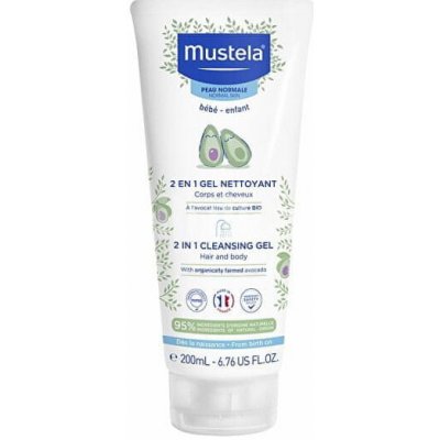 Mustela Dětský sprchový gel na tělo a vlasy (2 in 1 Cleansing Gel) 200 ml – Zbozi.Blesk.cz