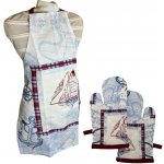 Home Elements Dětská sada zástěra a chňapka Plachetnice – Sleviste.cz