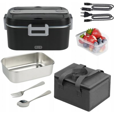 ELEKTRICKÝ LUNCH BOX 1,8L 60W 220V/12V/24V OHŘÍVAČ JÍDLA DO AUTA – Sleviste.cz