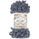 Vlnika Puffy 100 g - 87 tmavě šedá – Sleviste.cz