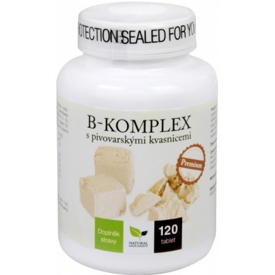 Natural Medicaments B-komplex s pivovarskými kvasnicemi Premium 120 tablet – Hledejceny.cz