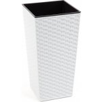 Lamela Květináč Finezja 250 x 250 mm ratan bílý – Hledejceny.cz