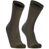DexShell ponožky Ultra Thin Crew Socks Olive Green
