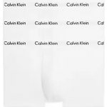 Calvin Klein pánské trenky 3 Pack Low Rise Trunks Cotton Stretch 0000U2664G100 bílá – Hledejceny.cz