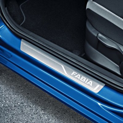 Škoda Auto Prahové hliníkové lišty Škoda Fabia III (2014 - 2022) - originál 6V0071303A | Zboží Auto