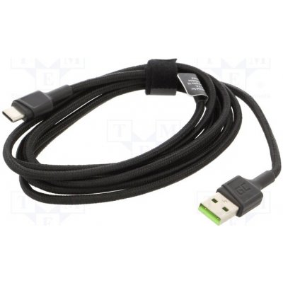 Green Cell KABGC19 USB 2.0, USB A vidlice, USB C vidlice, 2m, černý – Hledejceny.cz