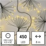Emos D3AW11 LED nano řetěz svítící trsy teplá bílá 8m – Hledejceny.cz