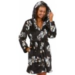 Huňatý župan s kapucí pro kojící a těhotné zamilované ovečky a beránci 1Z1437 šedá – Zboží Dáma